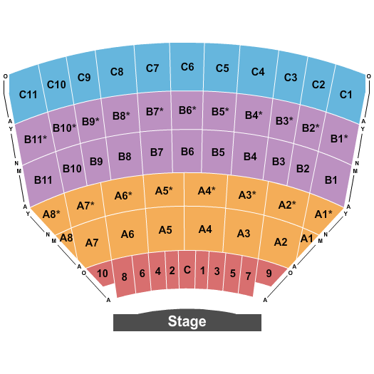 The Muny Aint Too Proud Seating Chart